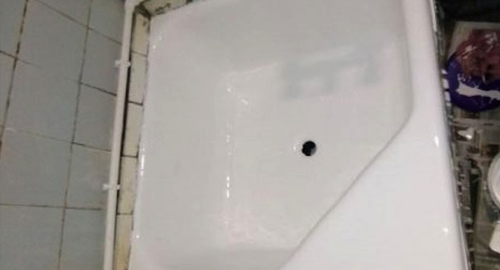 Обновление душевого поддона акрилом | Отрадный